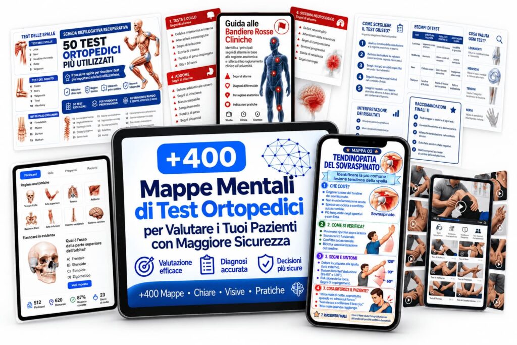 +400 Mappe Mentali di Test Ortopedici - Piano Completo
